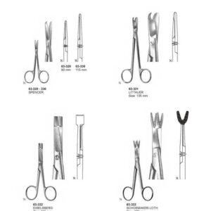 G046 Ligature Scissors Spencer Littauer Eiselsberg Schoemaker Loth