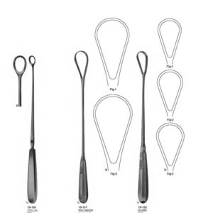 G238 Placenta Ovum Curettes Collin Recamier Bumm