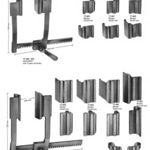 G298 Rib Spreaders De Bakey Sternotomy Blades