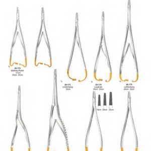 G412 Needle Holders Tungsten Carbide Inserts Mathieu Ryder Lichtenberg Lanhals Luehty Beck Langebeck Beck